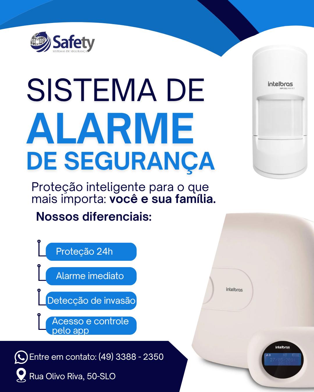 Última publicação da SAFETY no Instagram