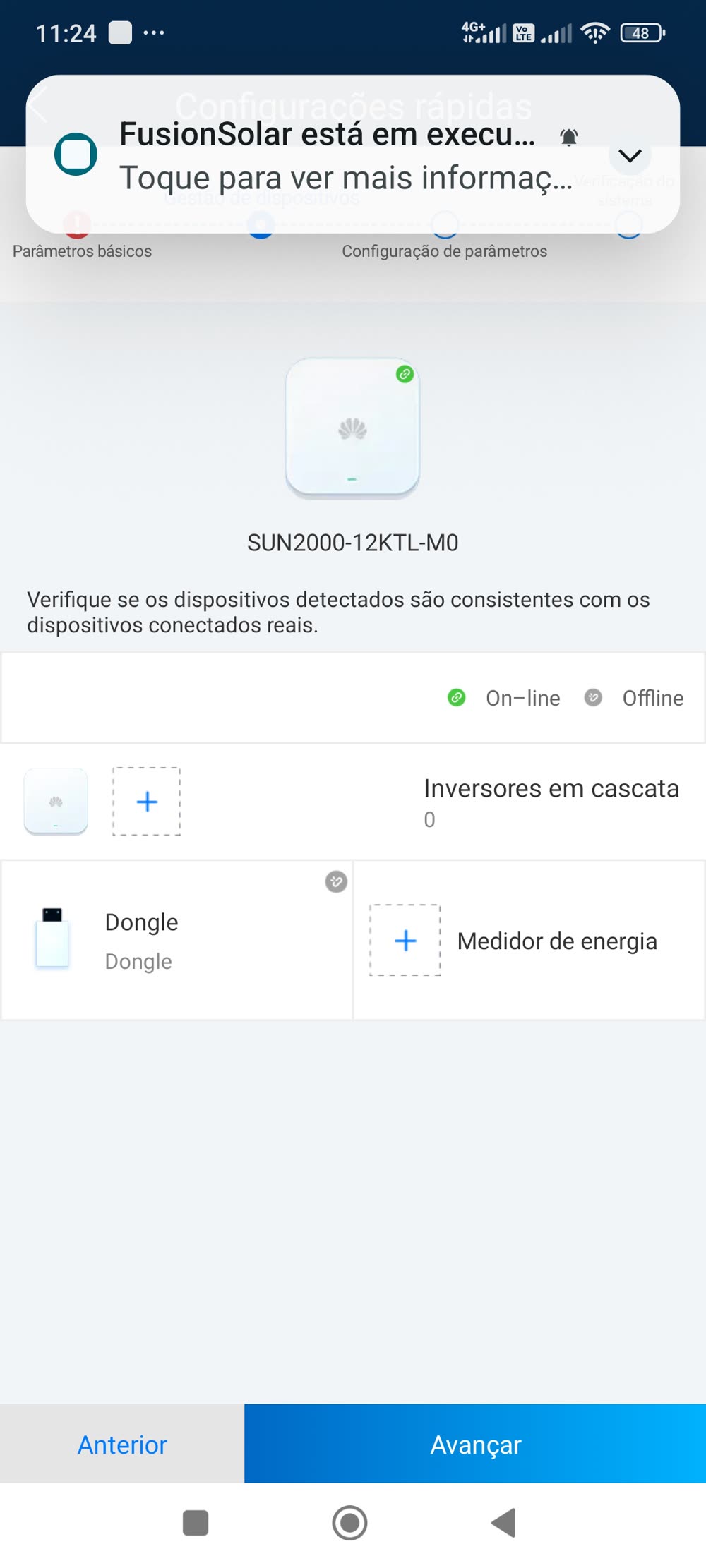 App de monitoramento solar